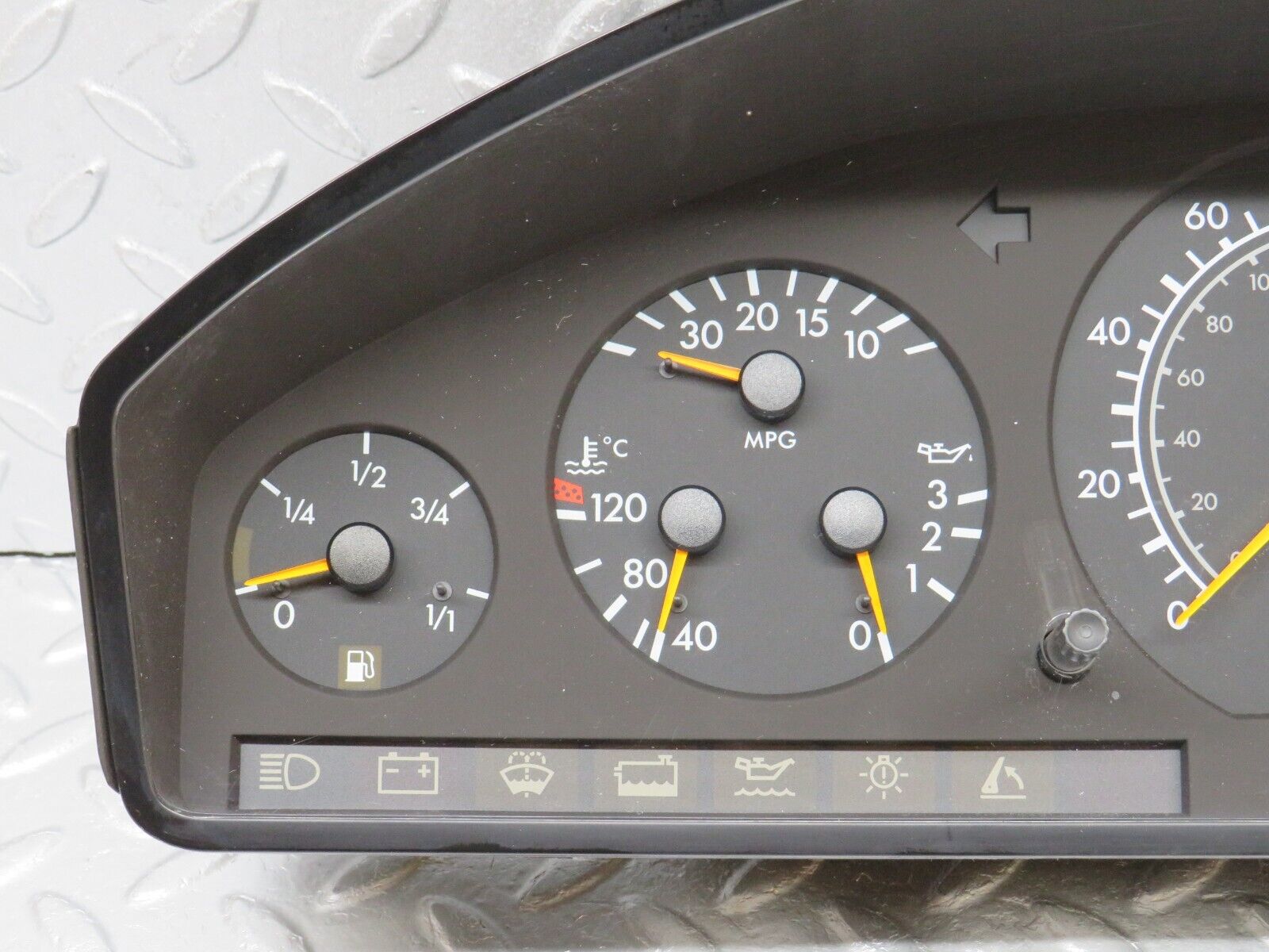 39350 Mercedes-Benz R129 320SL Coupe Instrument Cluster VDO 68K Miles 1295409448