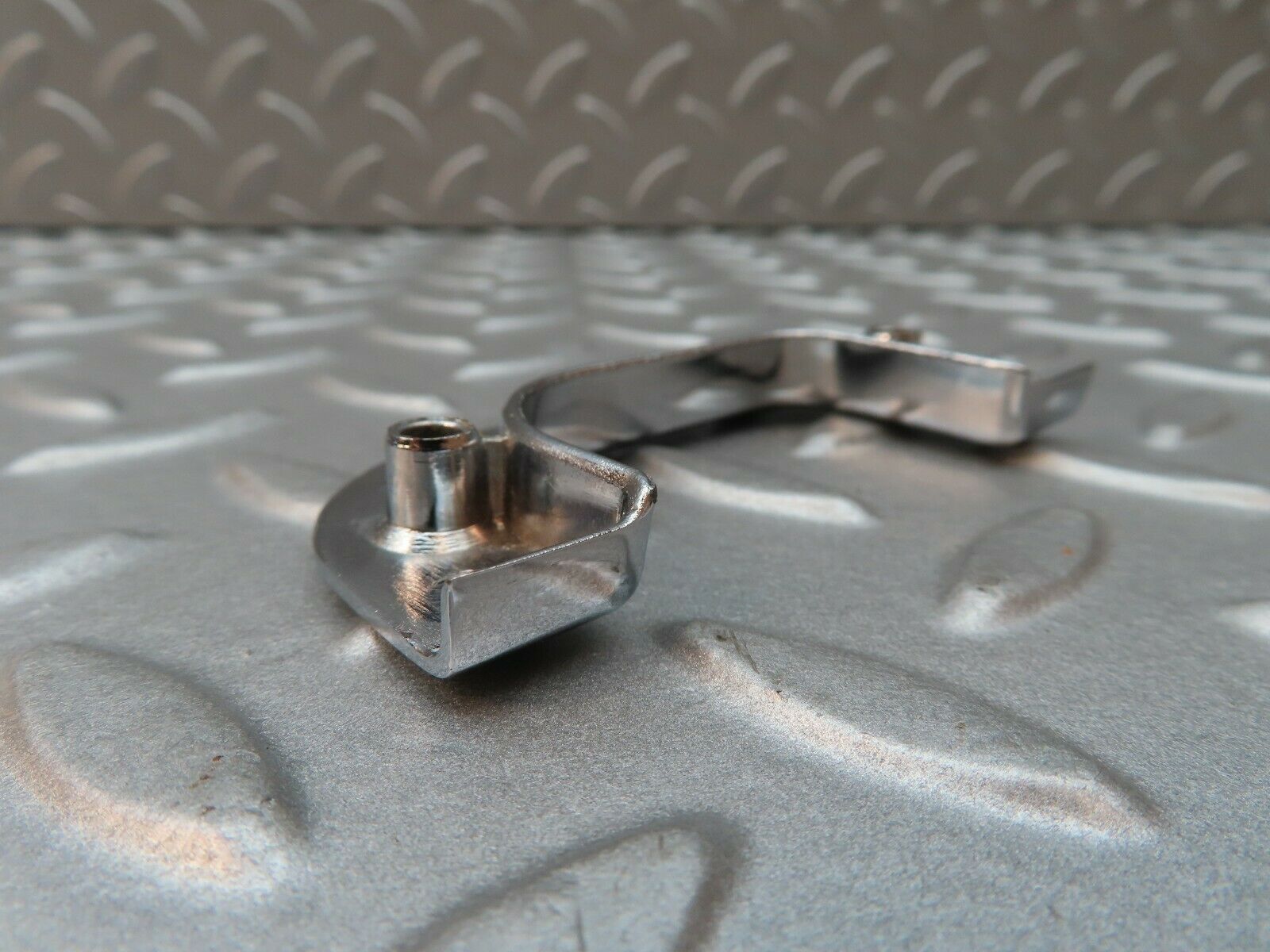 3823 Mercedes-Benz S123 200T Wagon Right Chrome Door Latch Trim 1237230224