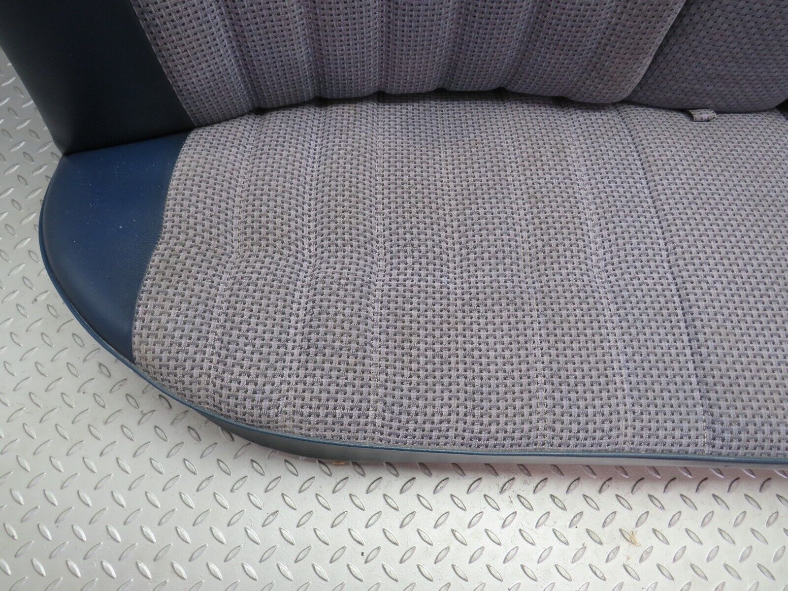 31148 Mercedes-Benz W123 200D Rear Seat Blue 1239200050 1239200016