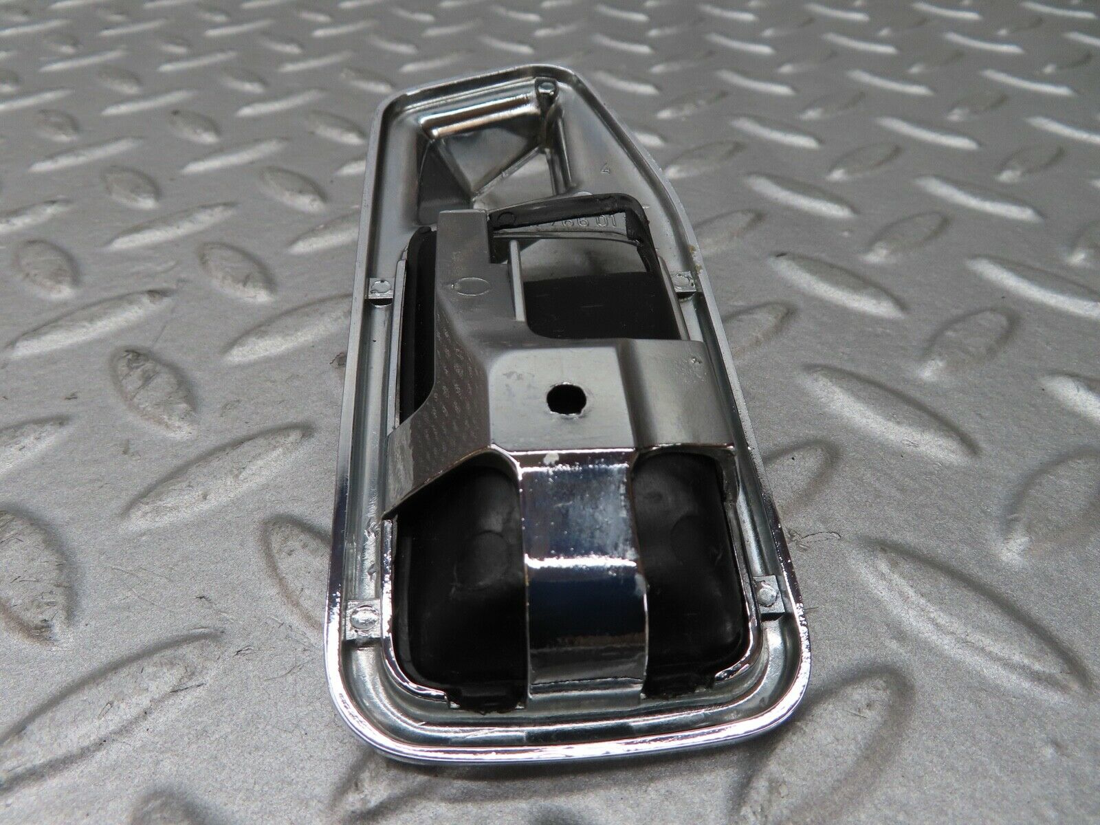 17573 Mercedes-Benz W116 450SEL Chrome Frame For Door Opener Left 1167660111