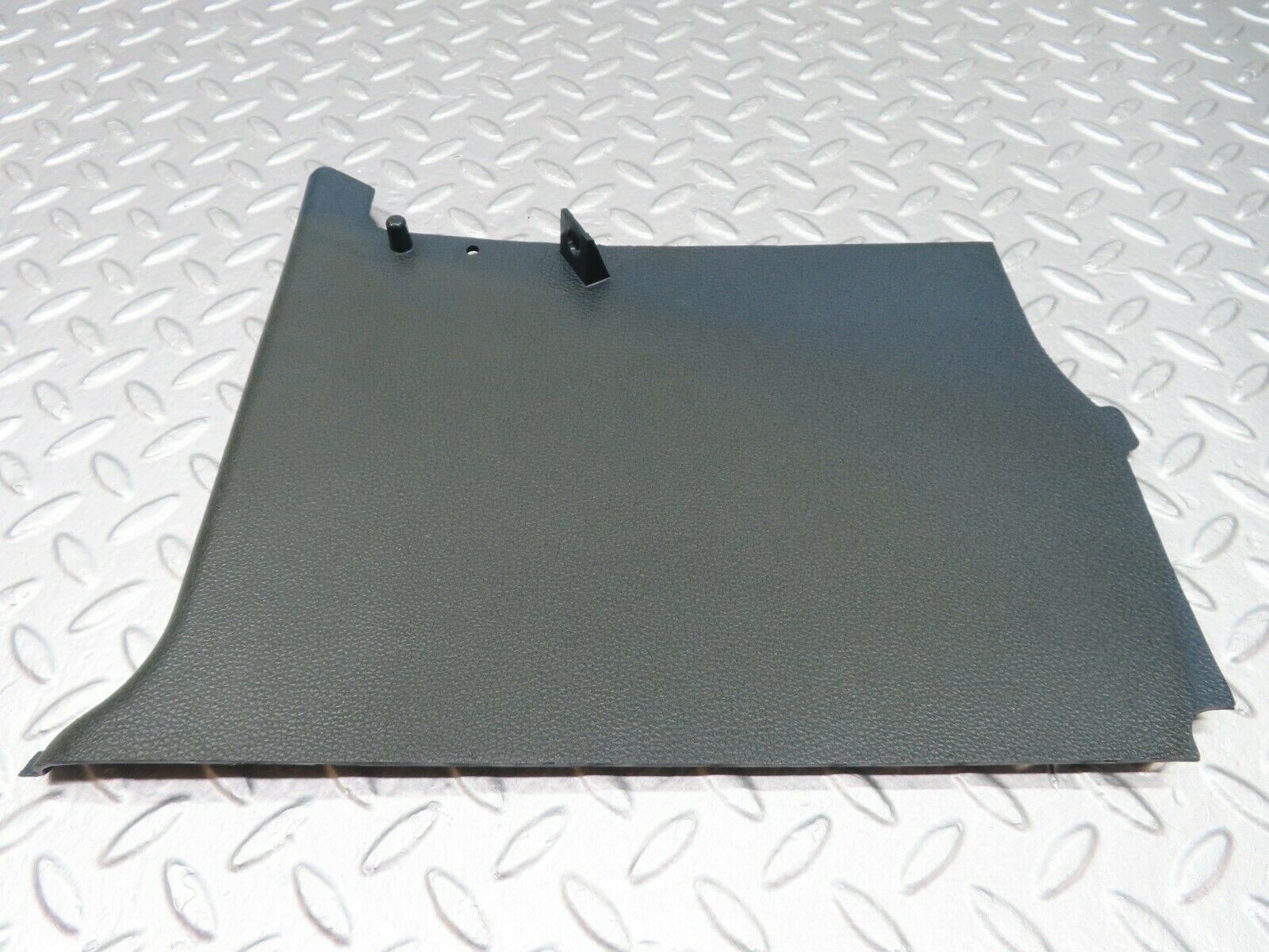 17903 Mercedes-Benz W123 200 Kick Panel Trim Left Side Blue 1236880306