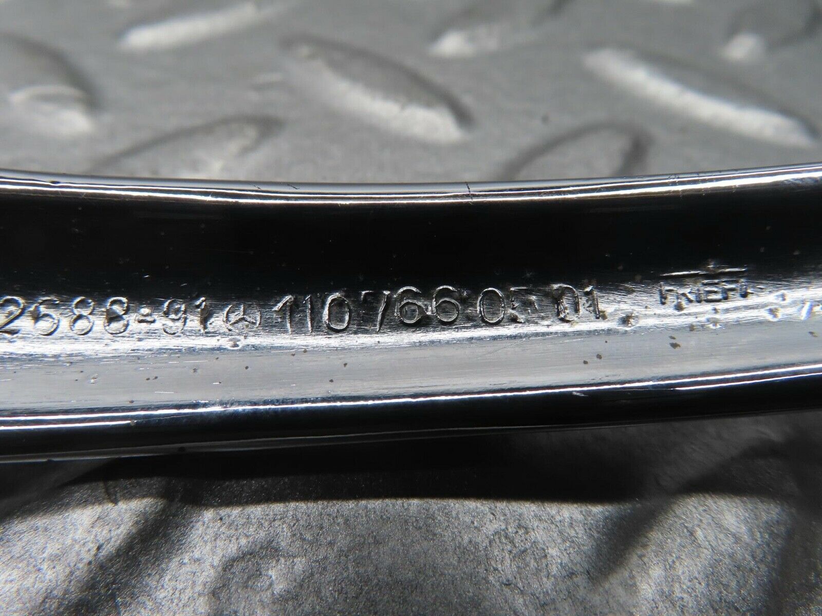 13121 Mercedes-Benz W111 220S Chrome Door Handle Rear Left 1107660501