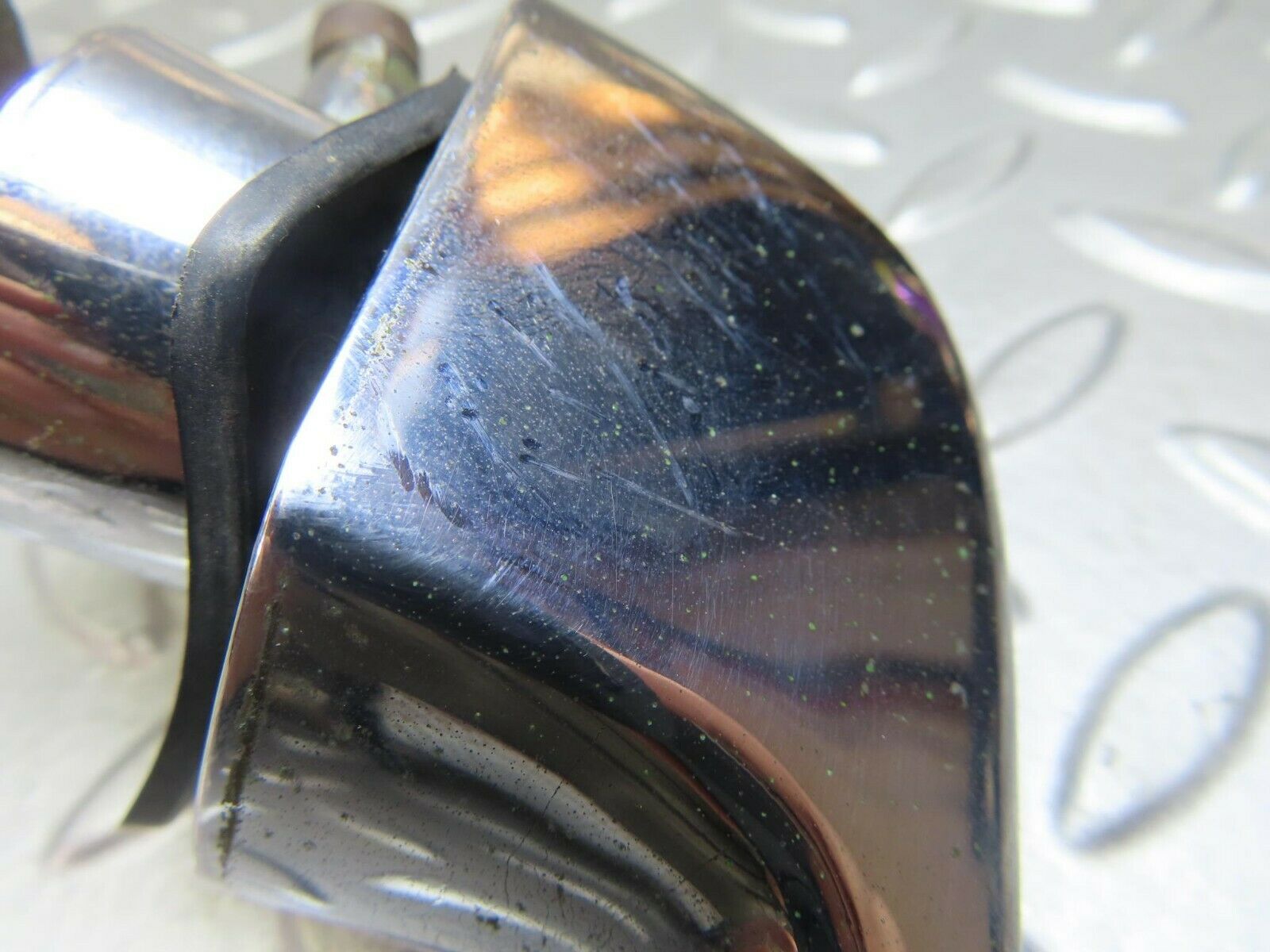 8734 Mercedes-Benz W108 Chrome Door Handle Front Left No Key 1087660701