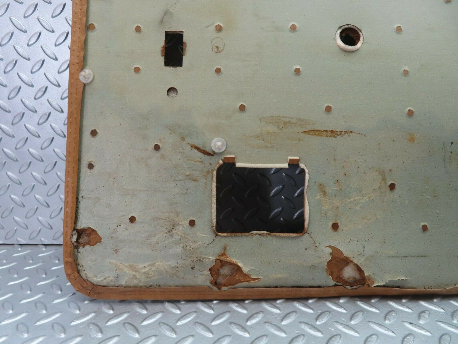 10868 Mercedes-Benz W123 230E Rear Left Door Card Panel Beige