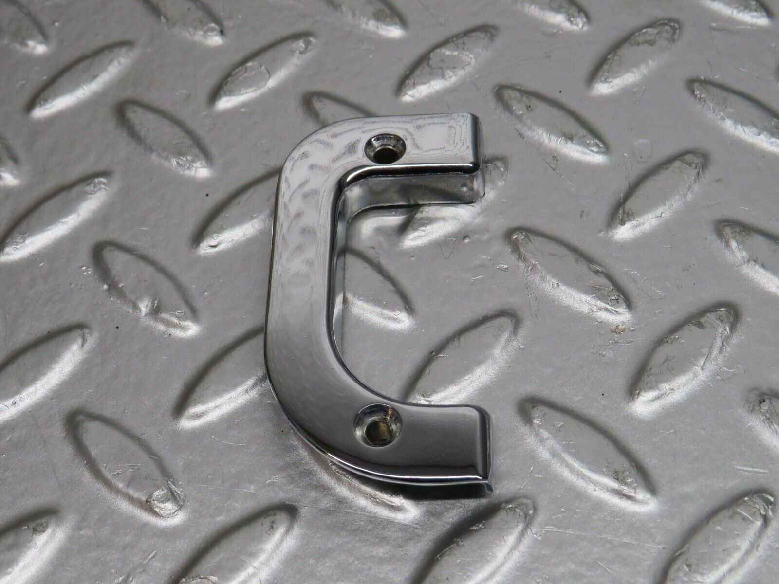 32178 Mercedes-Benz W123 230E Left Interior Chrome Door Latch Trim 1237230124
