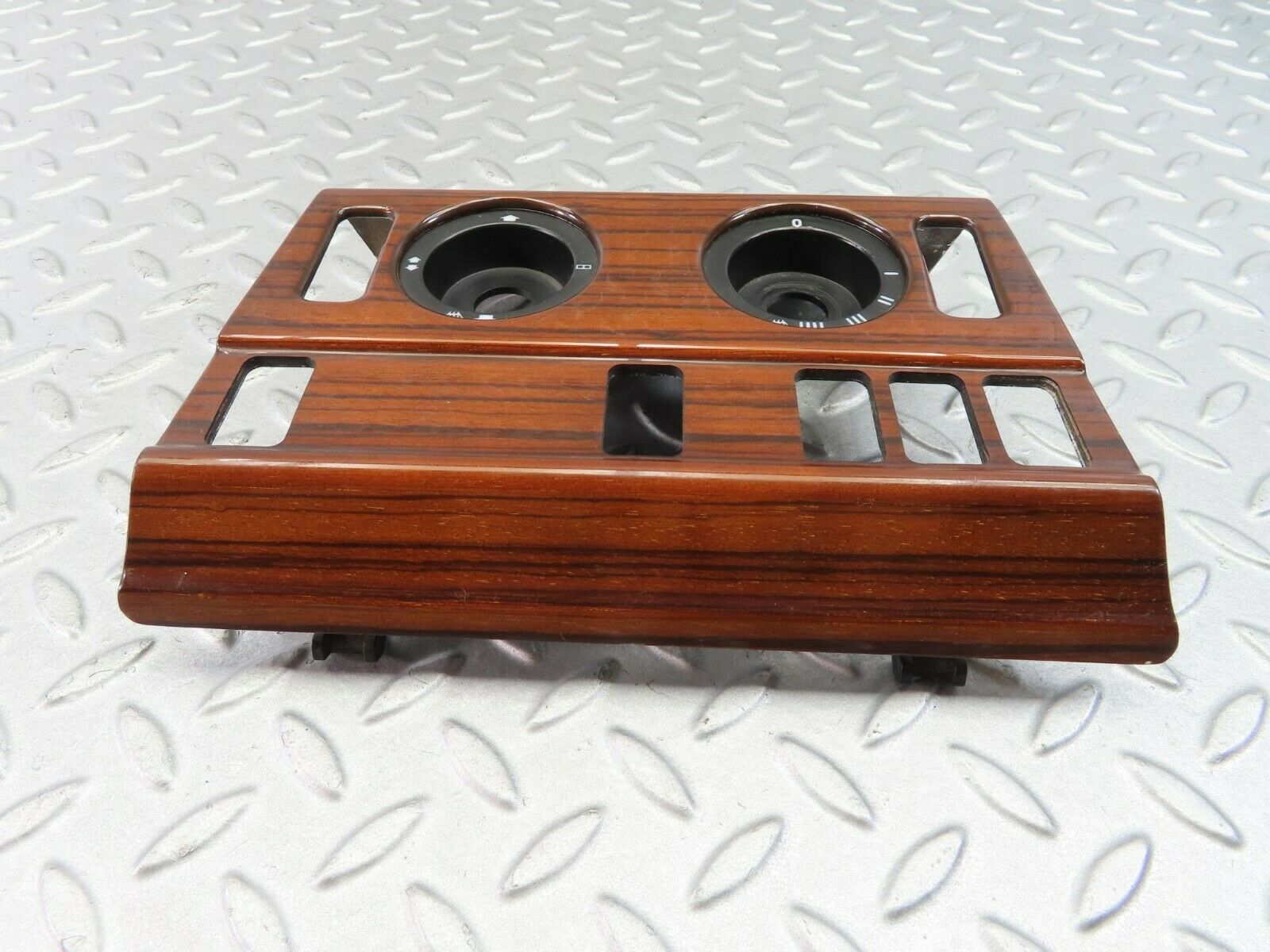 8085 Mercedes-Benz W124 Heater Control Panel Wood Trim 1246830275