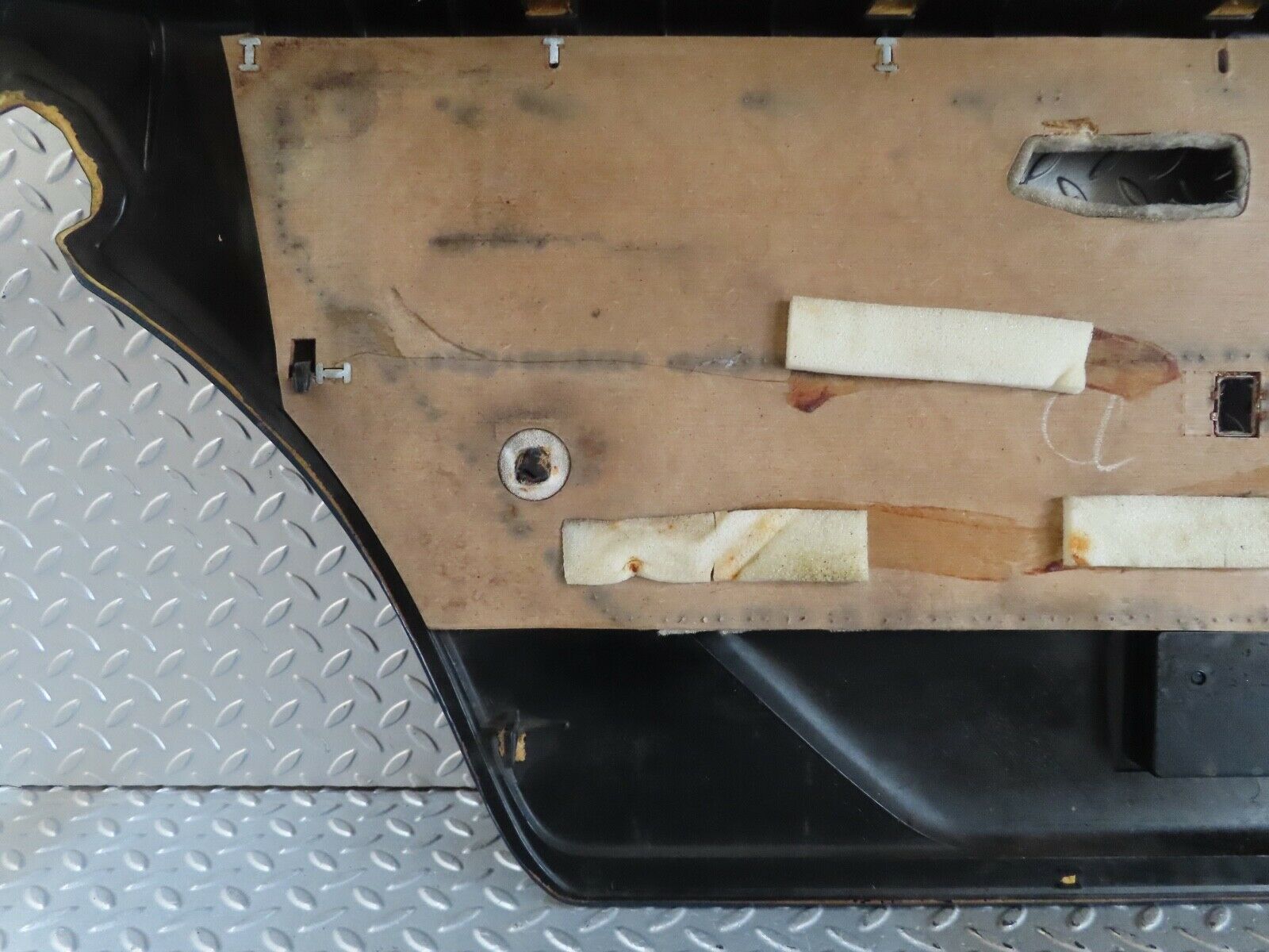 17740 Mercedes-Benz W116 450SEL Rear Right Door Card Blue