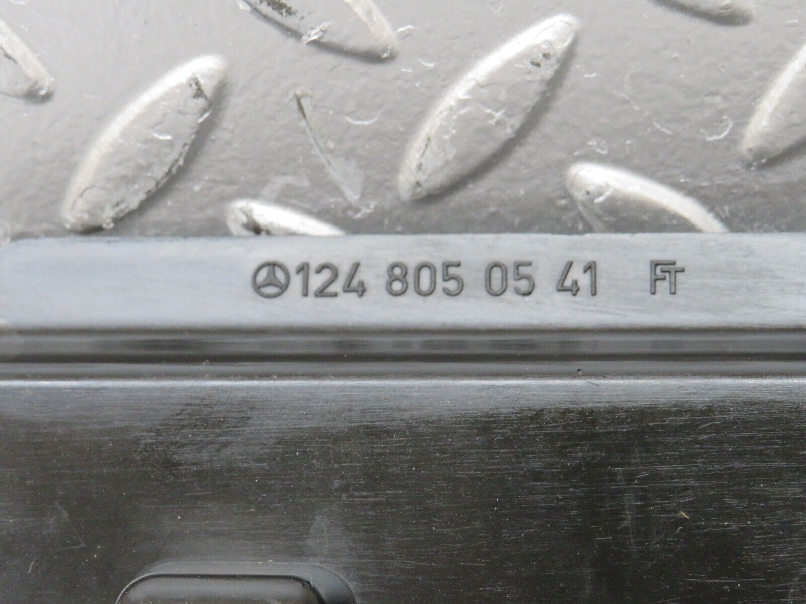 25976 Mercedes-Benz W124 280E Trunk Lid Lock Control Rod Cover 1248050541