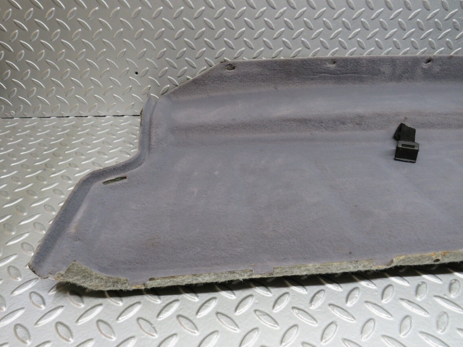 39368 Mercedes-Benz R129 320SL Coupe Fuel Tank Cover Plate Carpet Grey 1296903141