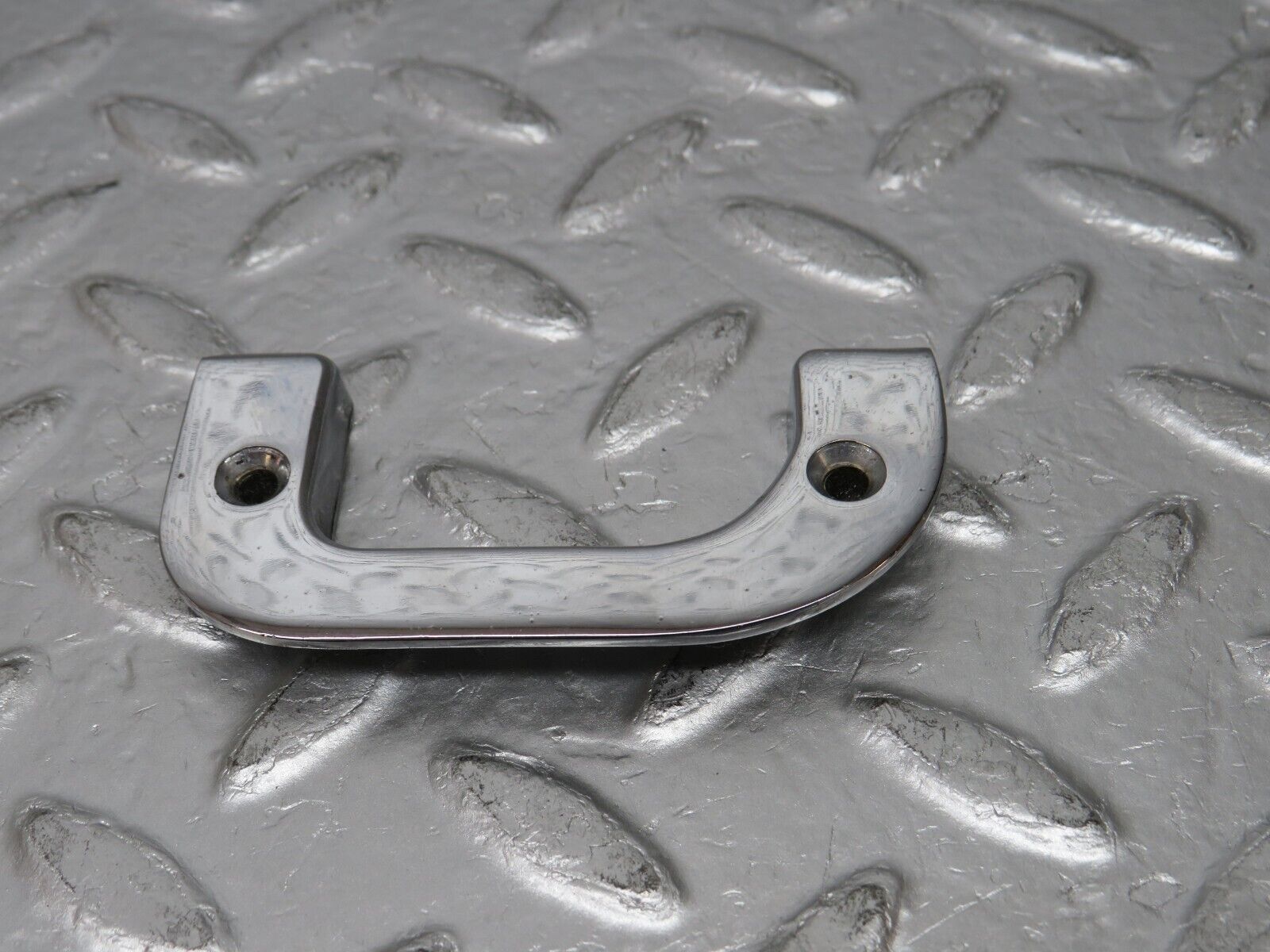 30999 Mercedes-Benz W123 200D Left Interior Chrome Door Latch Trim 1237230124