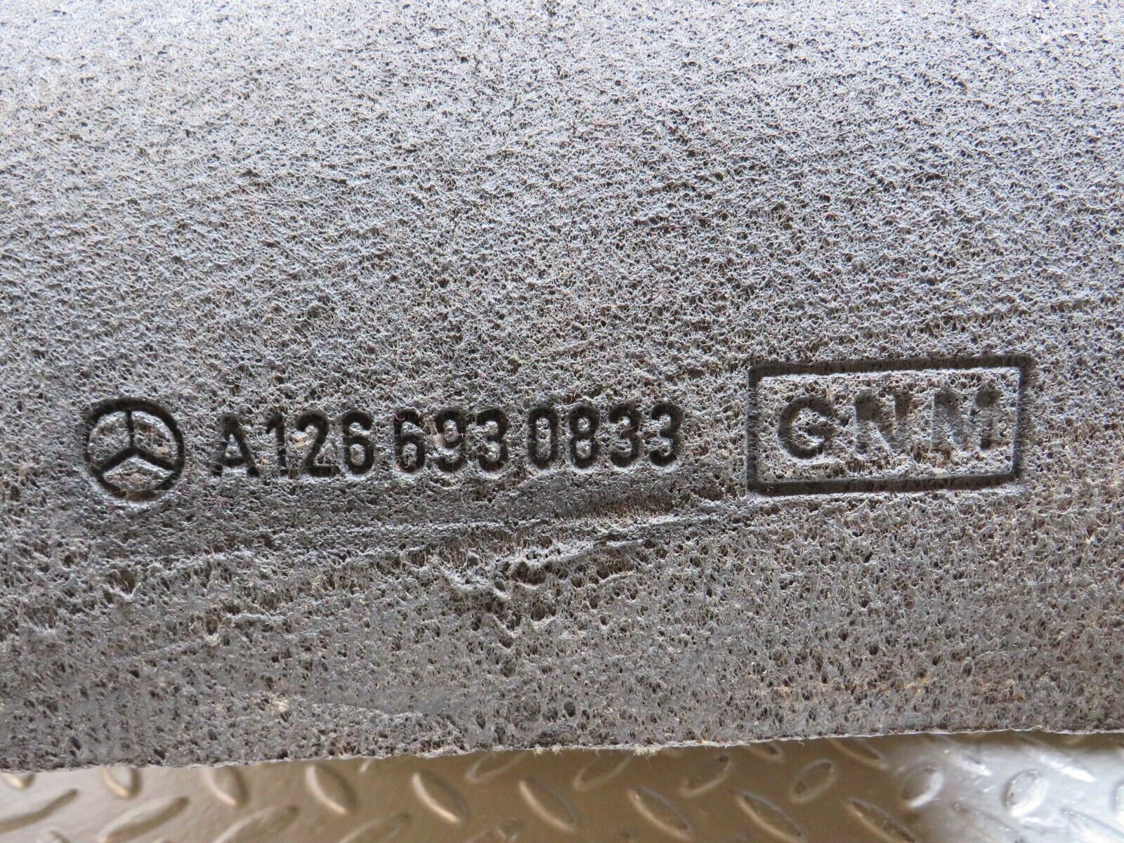 34384 Mercedes-Benz C126 380SEC Coupe Trunk Boot Cover Panel Right 1266930833