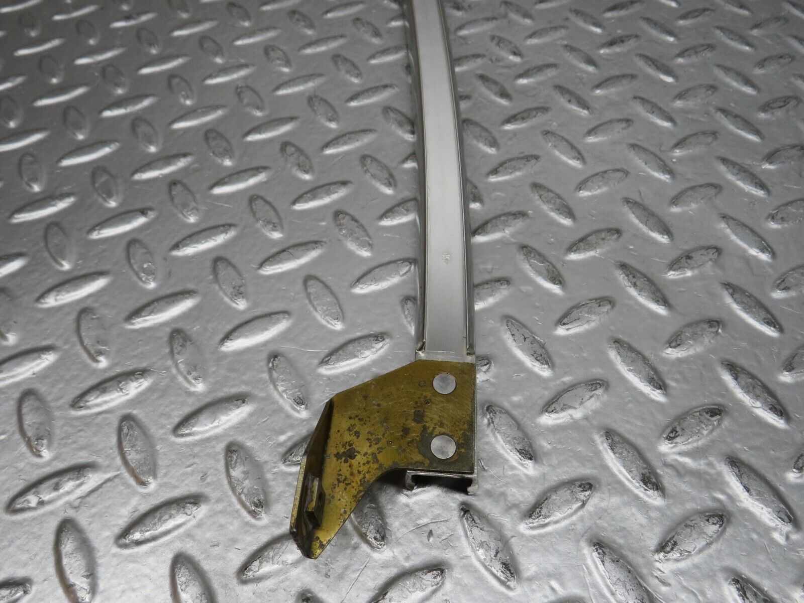 29639 Mercedes-Benz W123 230E Rear Right Door Chrome Window Channel