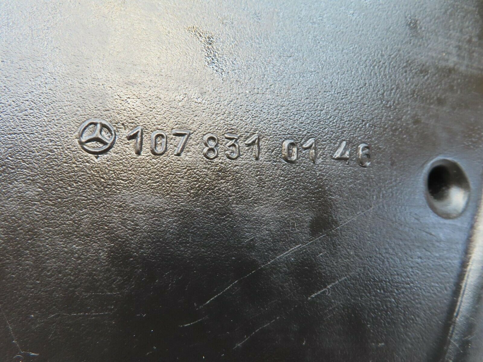 16593 Mercedes-Benz C107 380SLC Floor Ventilation Duct Left 1078310146