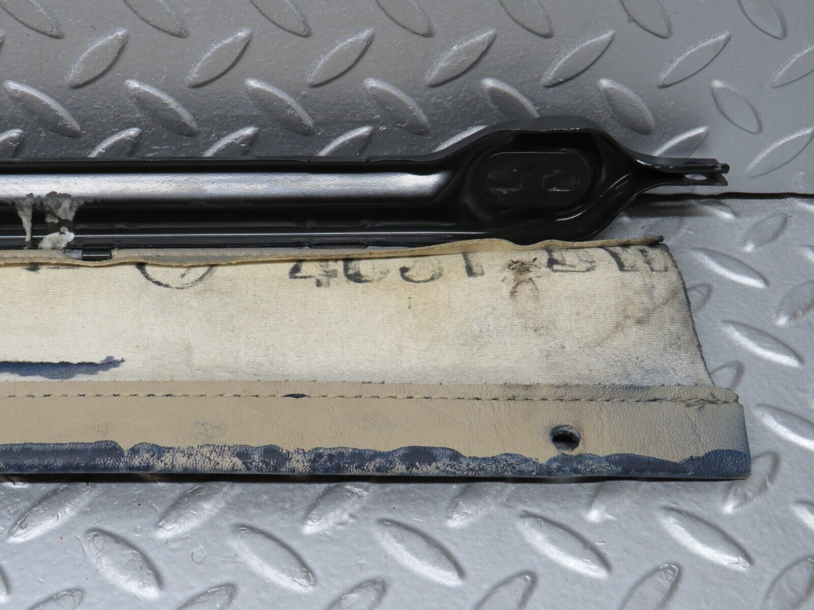 36817 Mercedes-Benz R129 300SL-24 Front Right Seat Under Cover Blue Leather