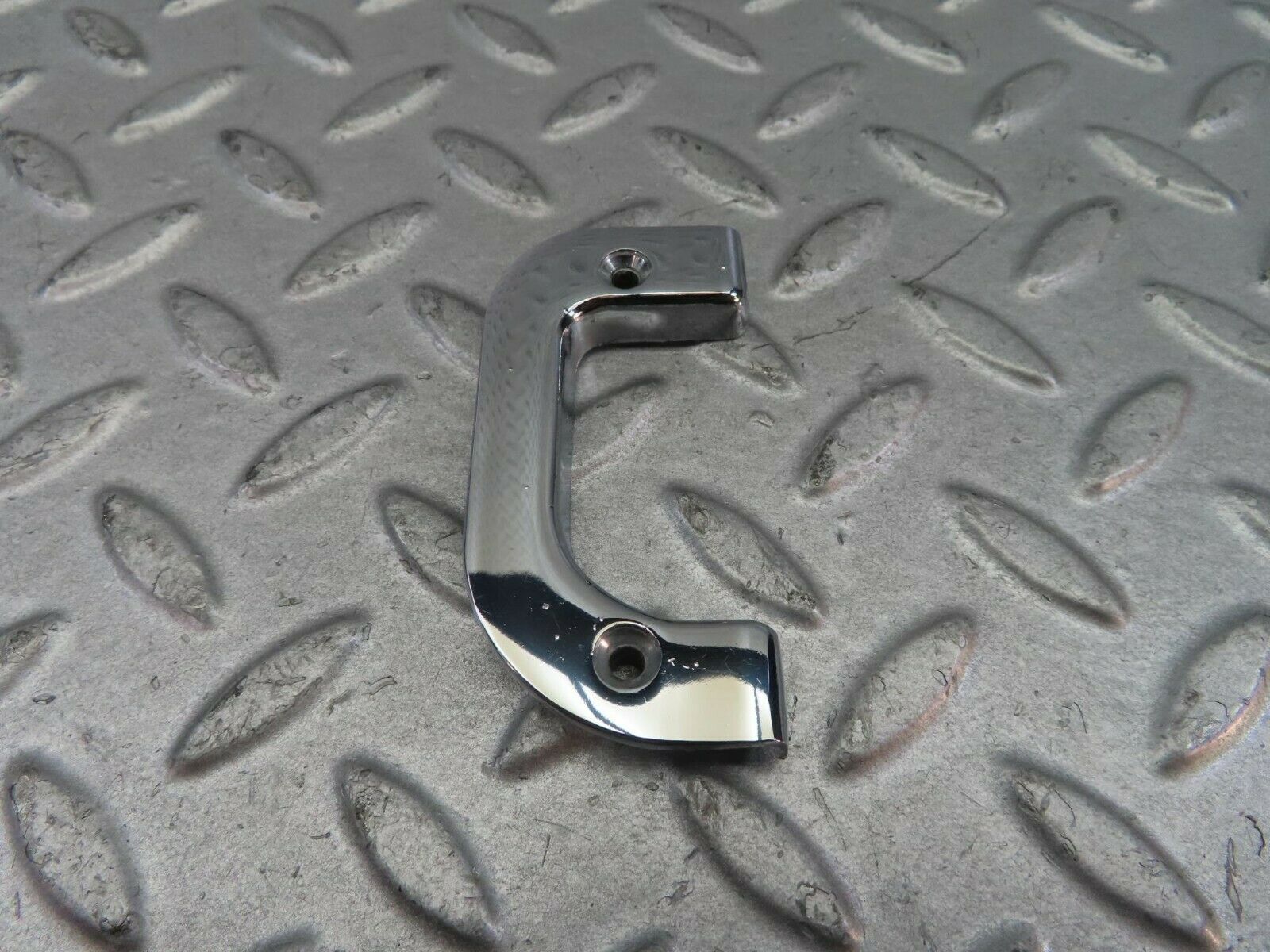 8722 Mercedes-Benz W123 Left Interior Chrome Door Latch Trim 1237230124