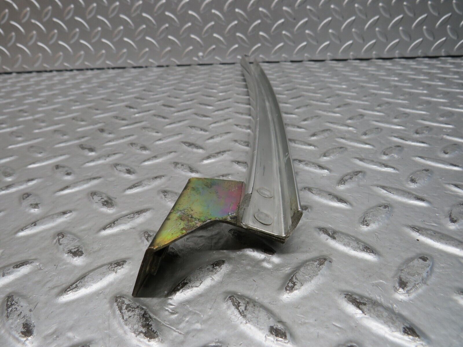 28610 Mercedes-Benz W123 230E Rear Left Door Chrome Window Channel