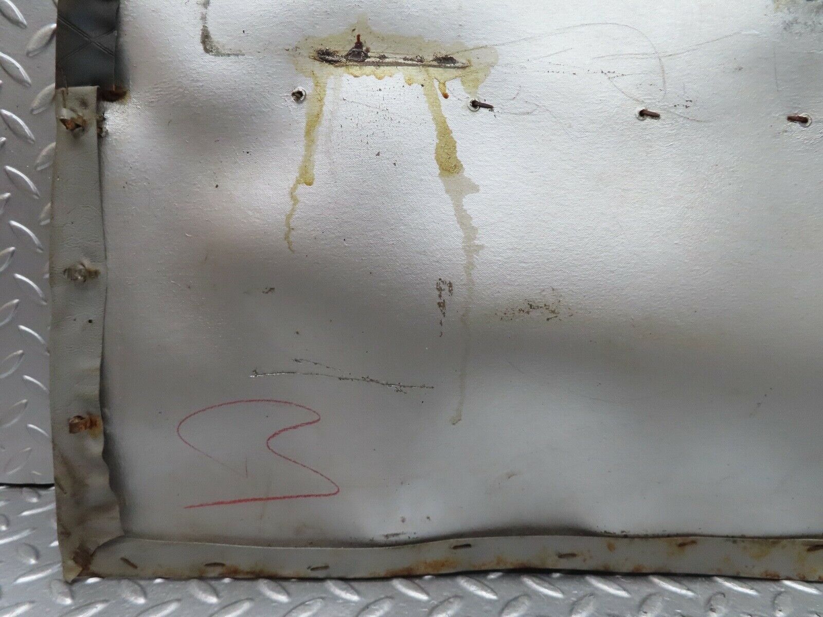 18577 Mercedes-Benz W120 W121 Ponton Rear Left Door Card Grey