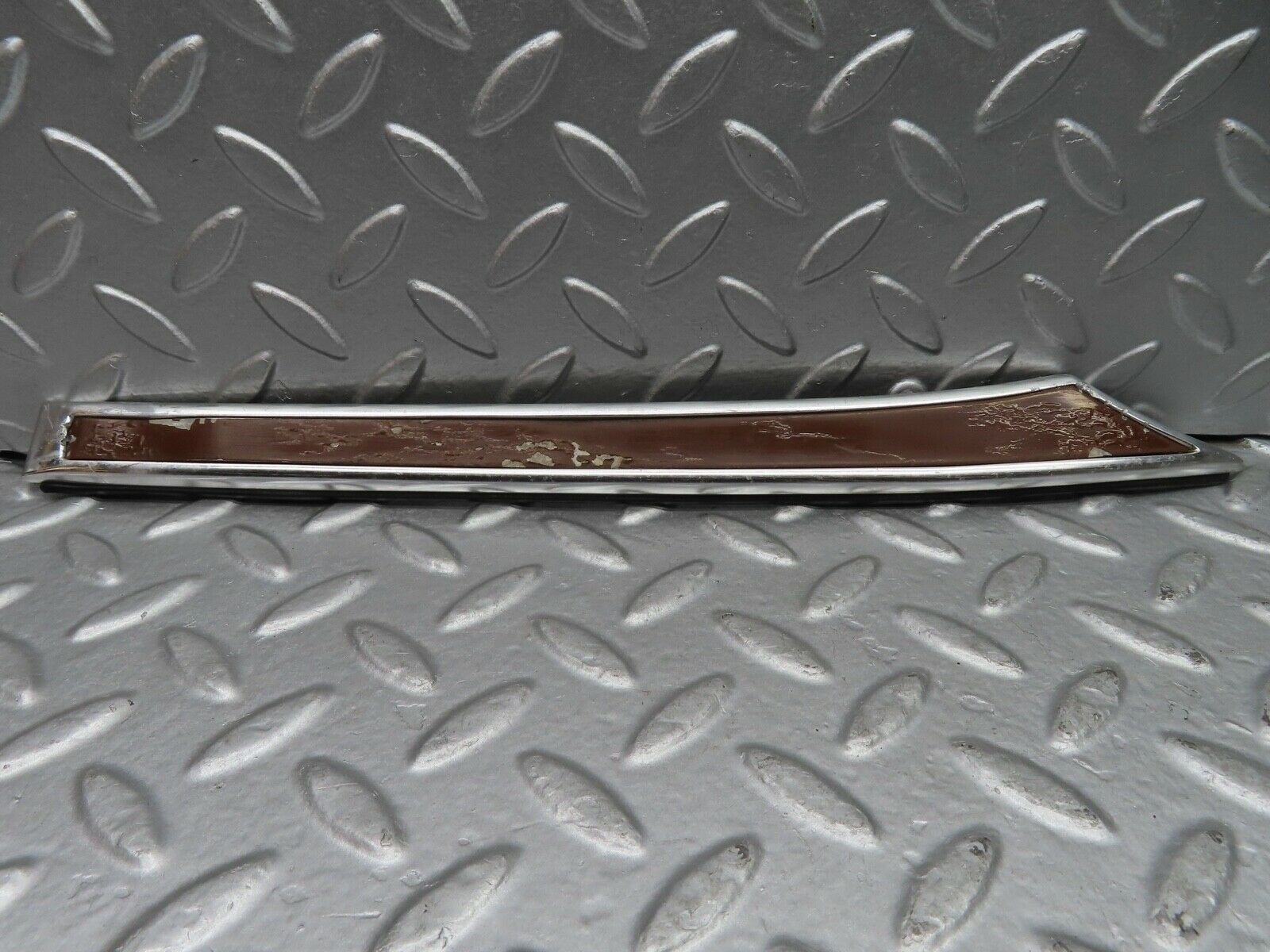 21123 Mercedes-Benz W123 230E C Pillar Exterior Trim Left Side 1236980997