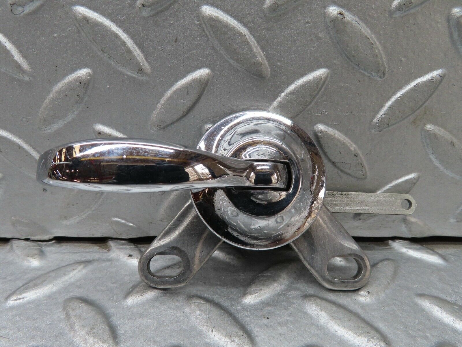 18838 Mercedes-Benz W121 190b Ponton Rear Left Interior Chrome Door Handle