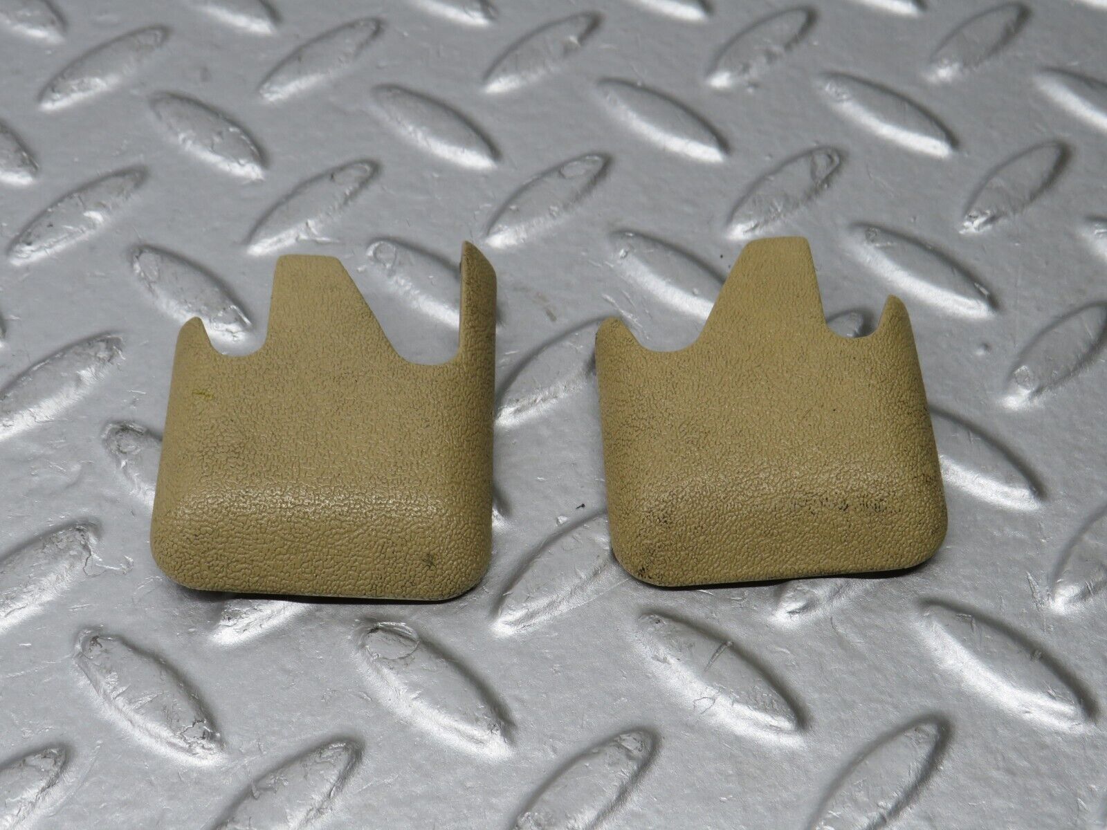 38952 Mercedes-Benz W201 190E 2.6L Front Seat Rail Trim Cover Beige 1246842118 1246842218