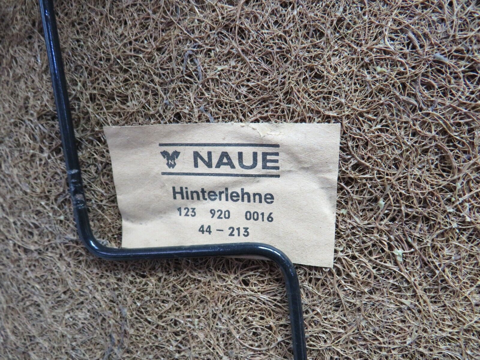 31148 Mercedes-Benz W123 200D Rear Seat Blue 1239200050 1239200016