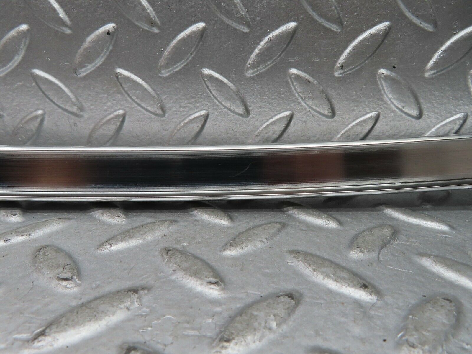 21068 Mercedes-Benz W123 230E Rear Left Door Chrome Window Channel