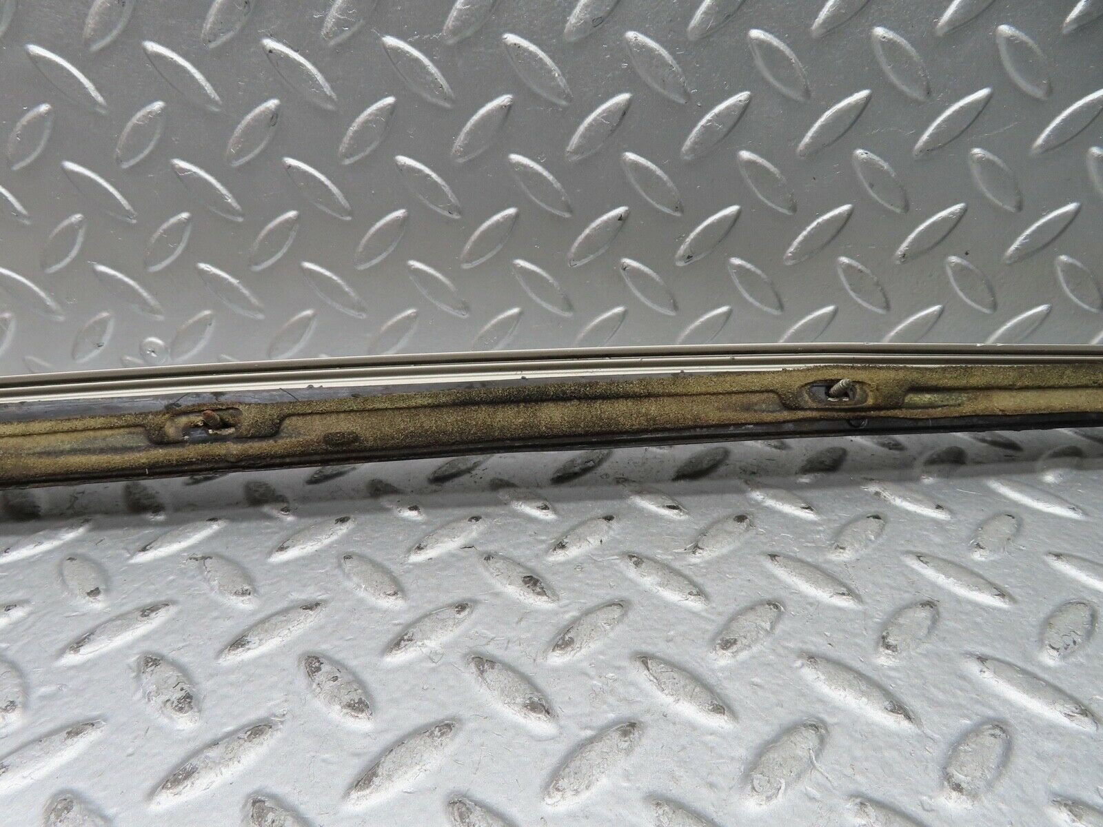 21688 Mercedes-Benz W126 300SE A Pillar Exterior Trim Left Side 1266981598