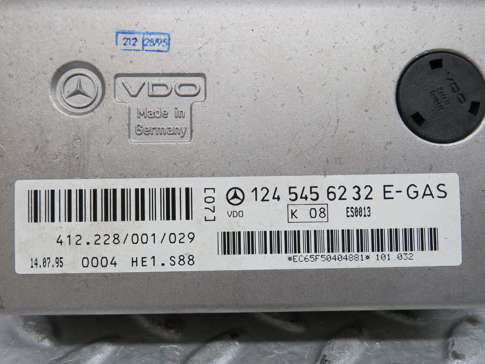 29067 Mercedes-Benz C124 320CE Coupe Cruise Control Module Unit 1245456232