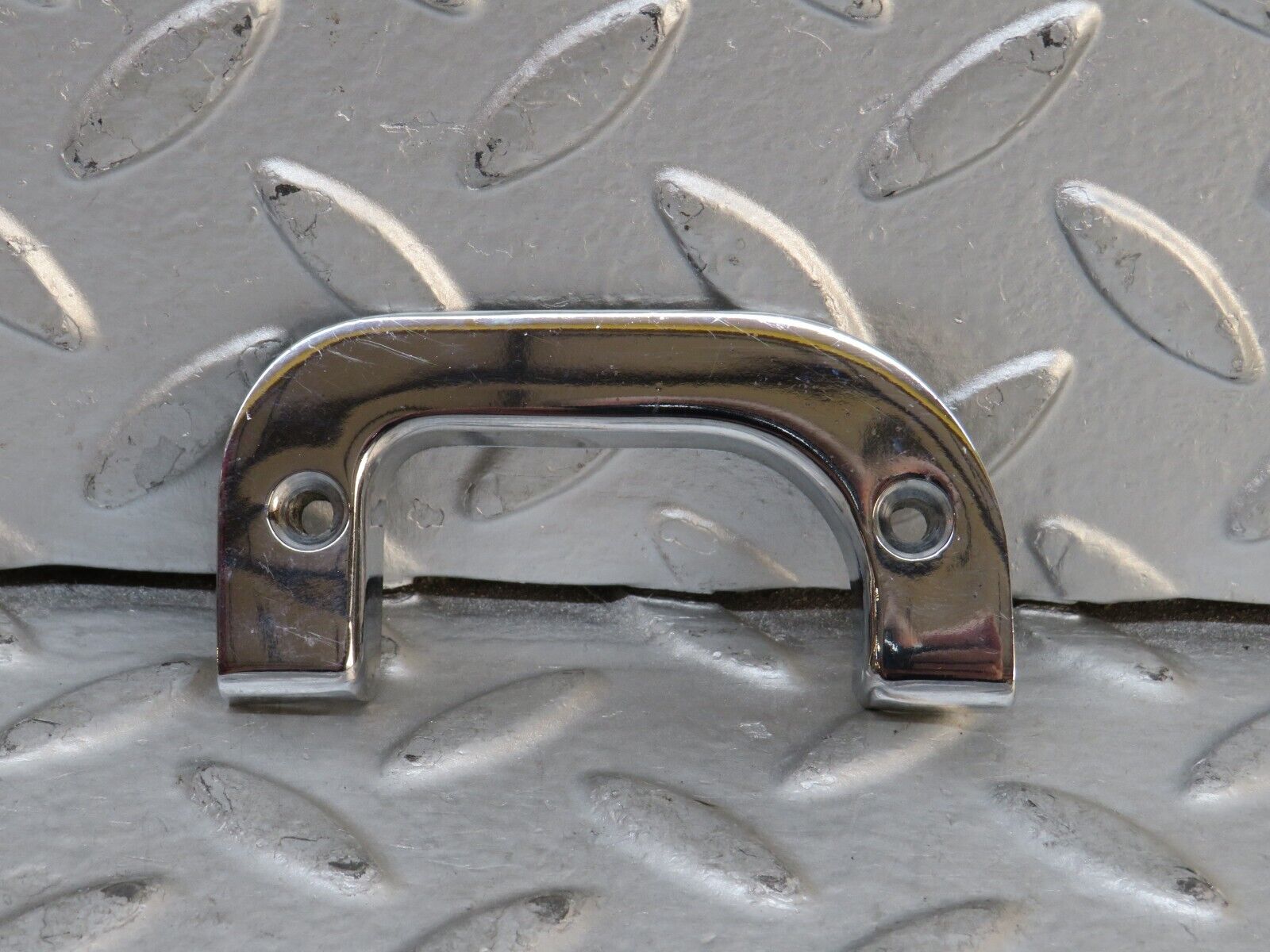 28800 Mercedes-Benz W123 230E Right Interior Chrome Door Latch Trim 1237230224