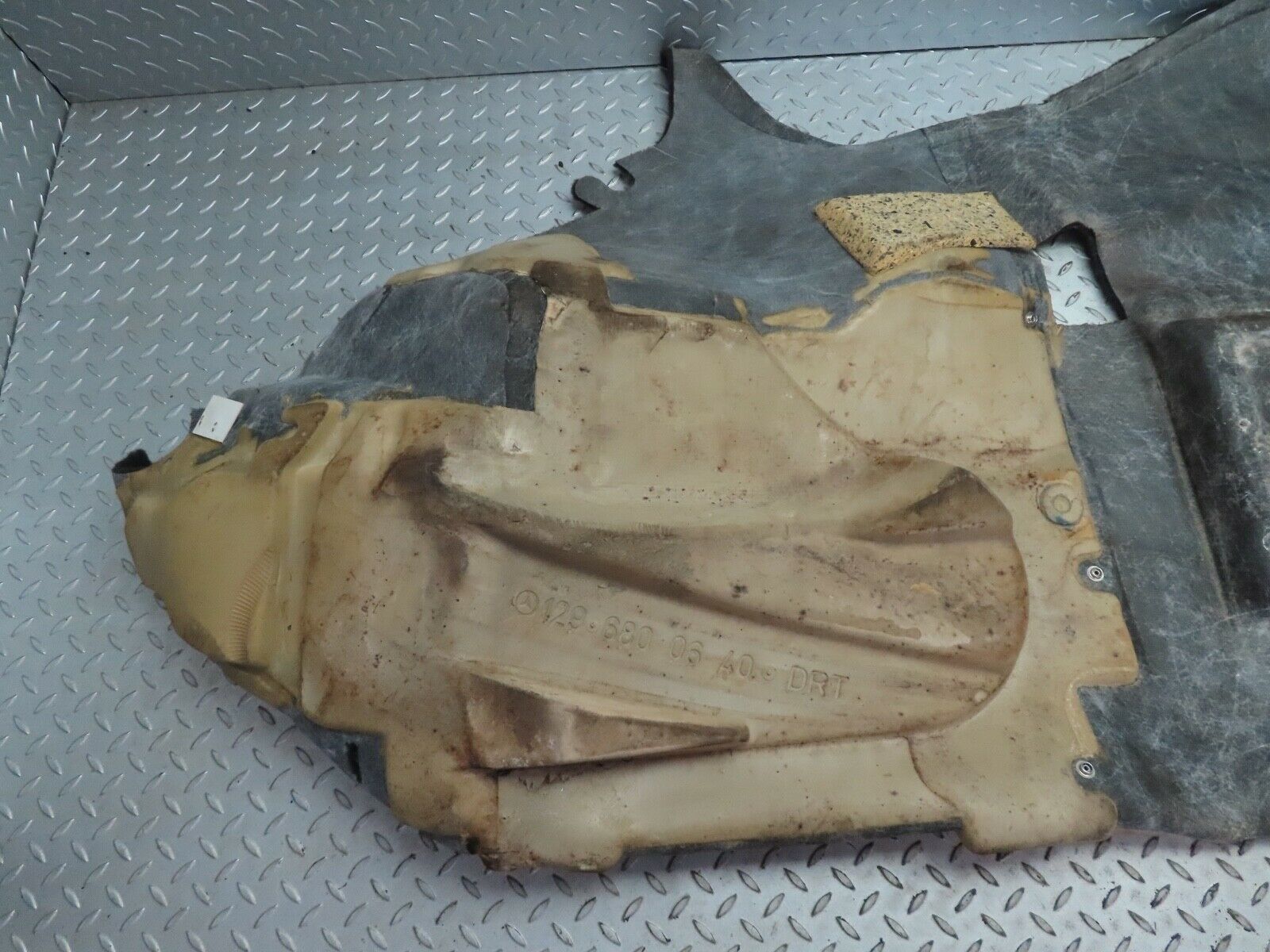 17490 Mercedes-Benz R129 300SL Coupe Floor Carpet Right Side Black 1296800640