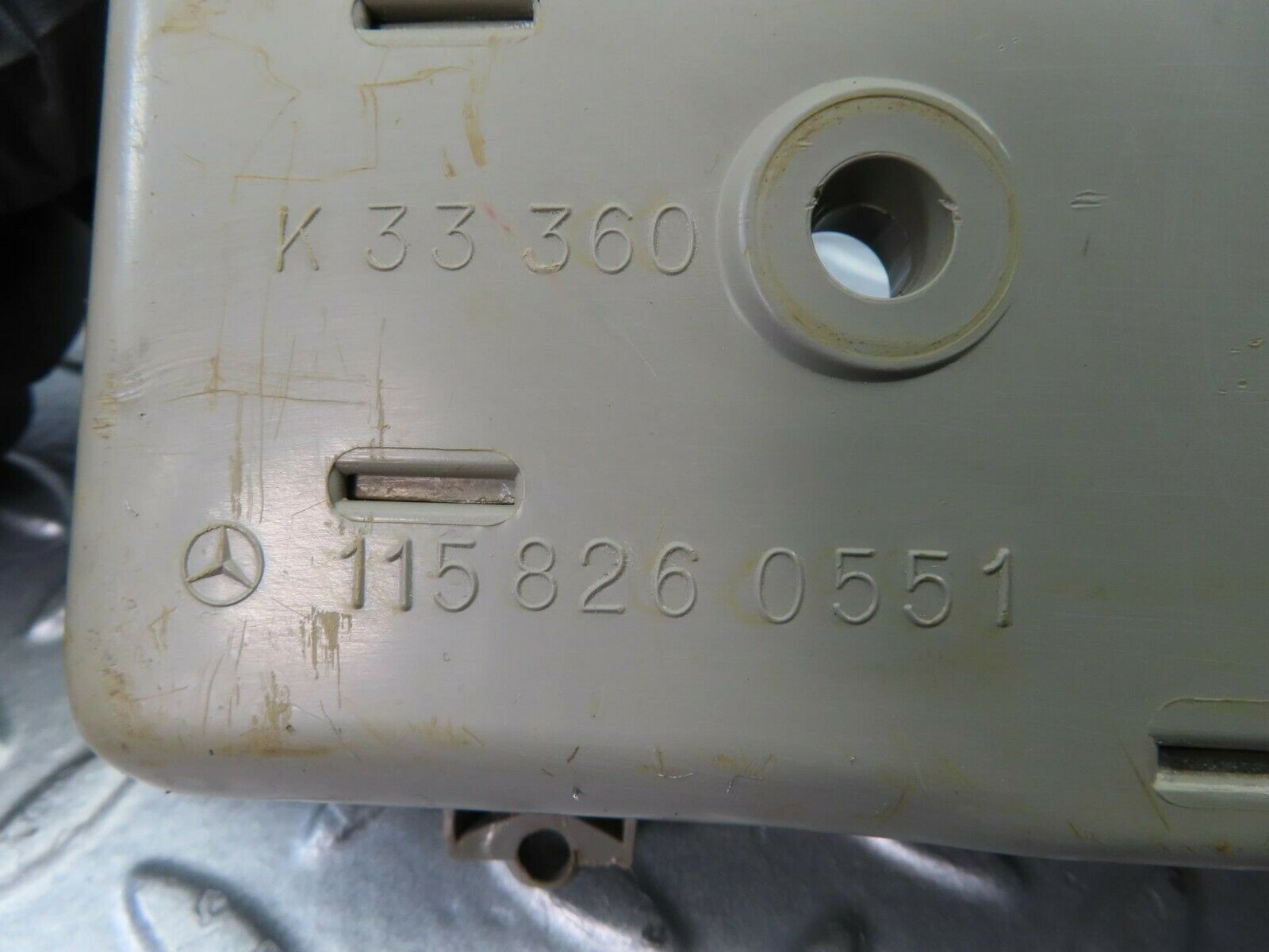 8998 Mercedes-Benz W115 Left Tail Light Cover Bulb Holder 1158260551