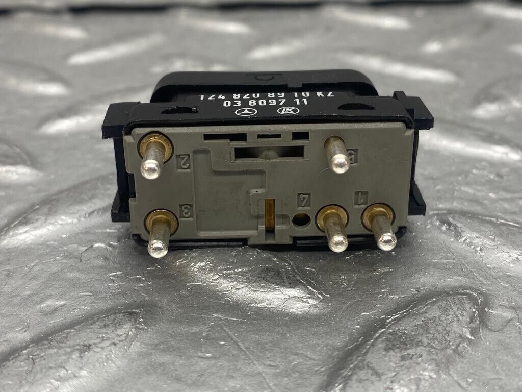 30817 Mercedes-Benz W124 230E Electric Window Switch Left Side 1248208910