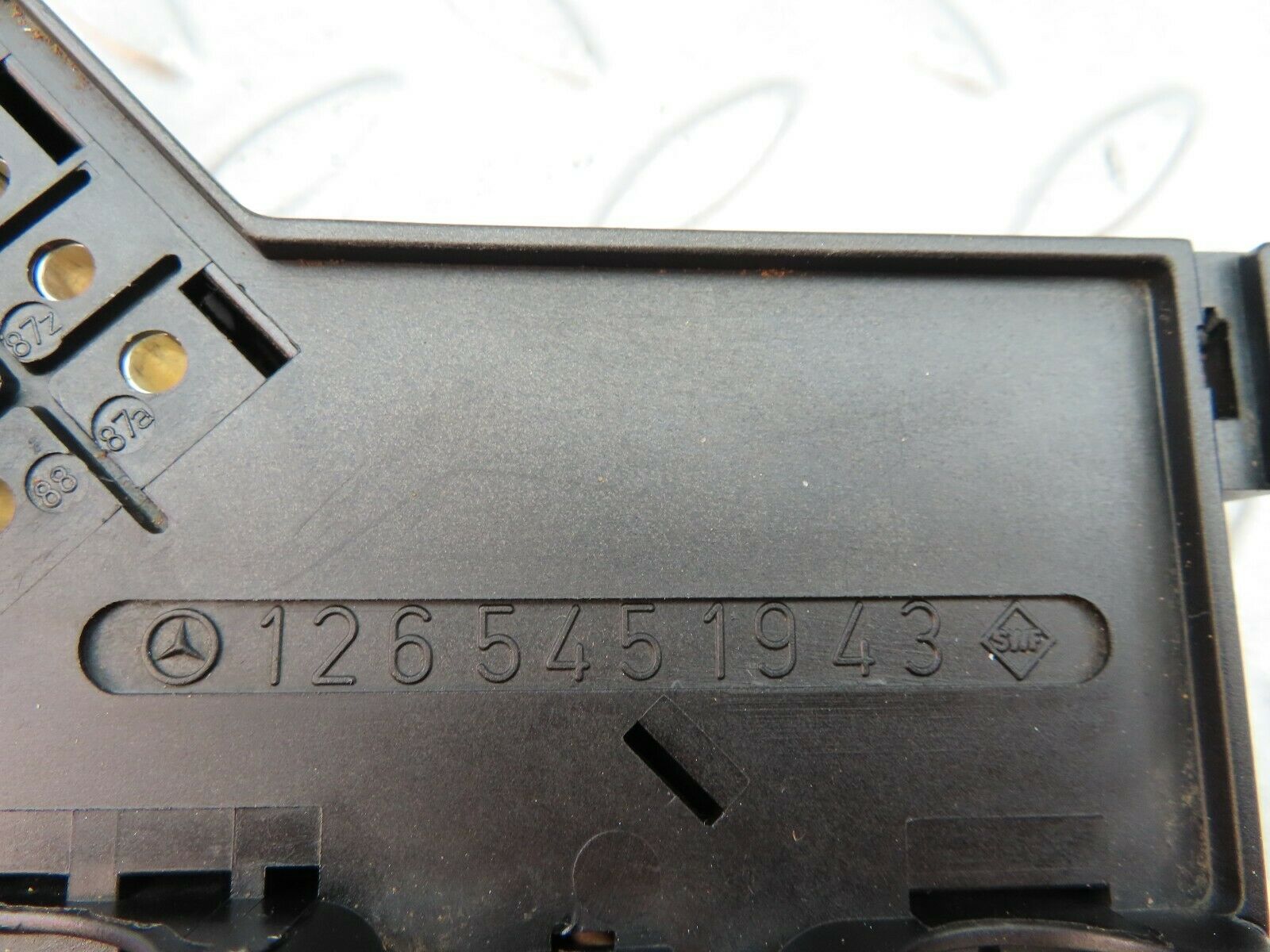 6232 Mercedes-Benz W126 380SE Connection Plate For Seat Adjustment 1265451943