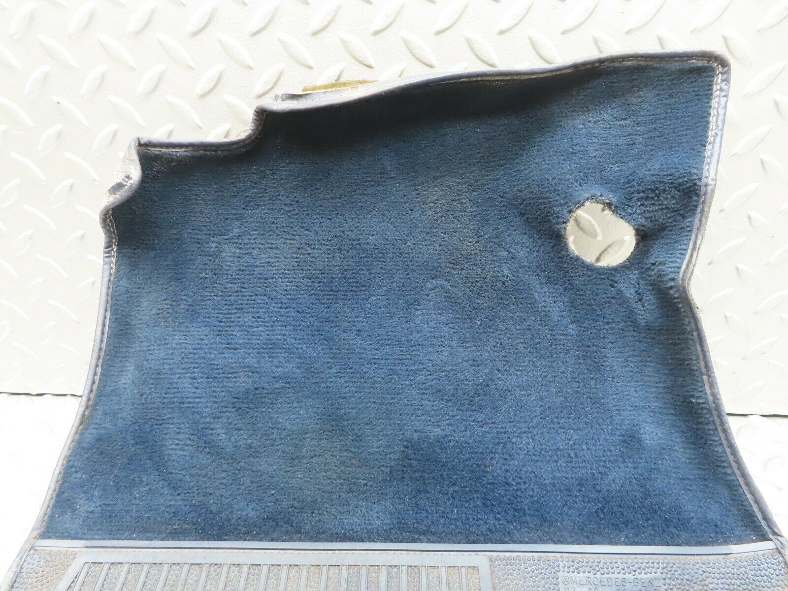 17899 Mercedes-Benz W116 450SEL Front Right Floor Carpet Blue 1166840230