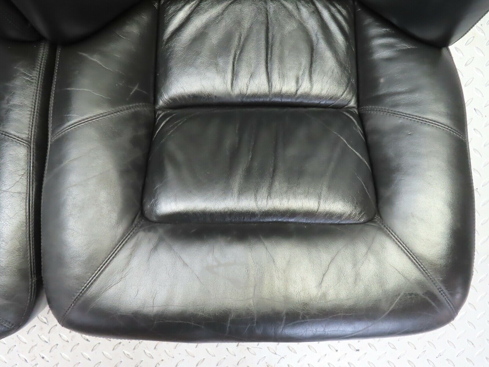 19412 Mercedes-Benz C140 CL420 Coupe Rear Seat Black Leather