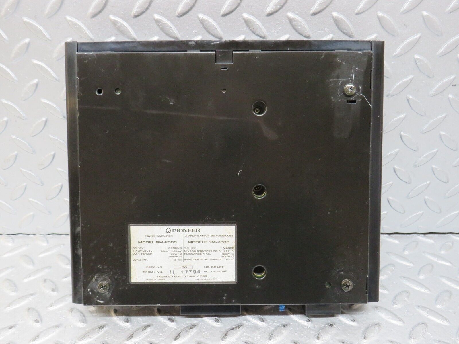 36503 Mercedes-Benz W201 190E 2.0L Audio Amplifier Control Unit PIONEER GM-2000