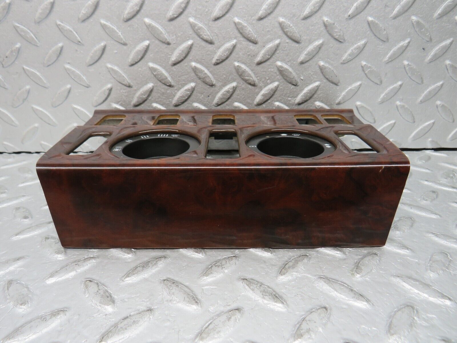 37946 Mercedes-Benz A124 320E Cabriolet Heater Control Panel Wood Trim 1246830275