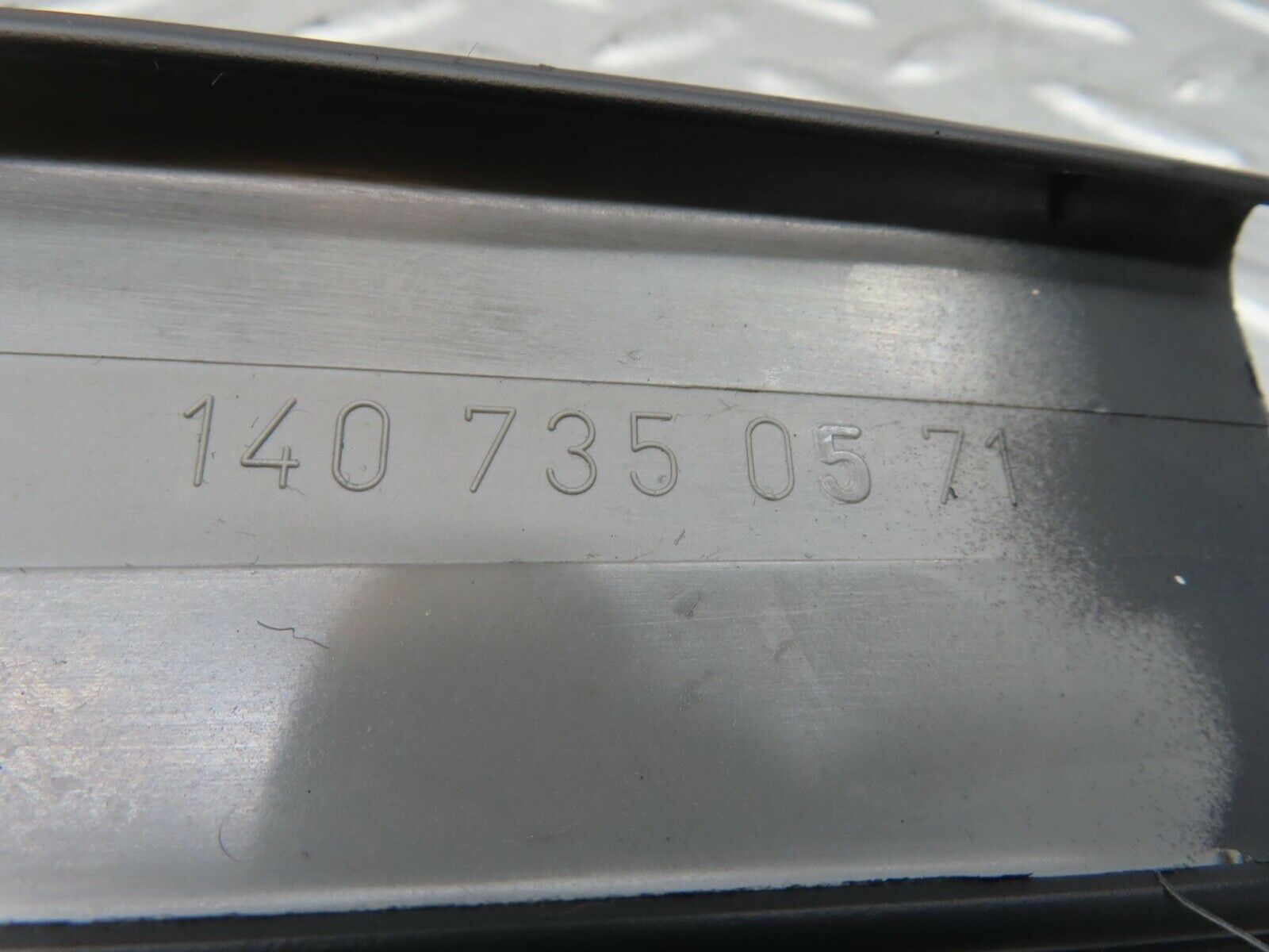 14997 Mercedes-Benz W140 S320 Rear Left Quarter Window Channel Inner Cover