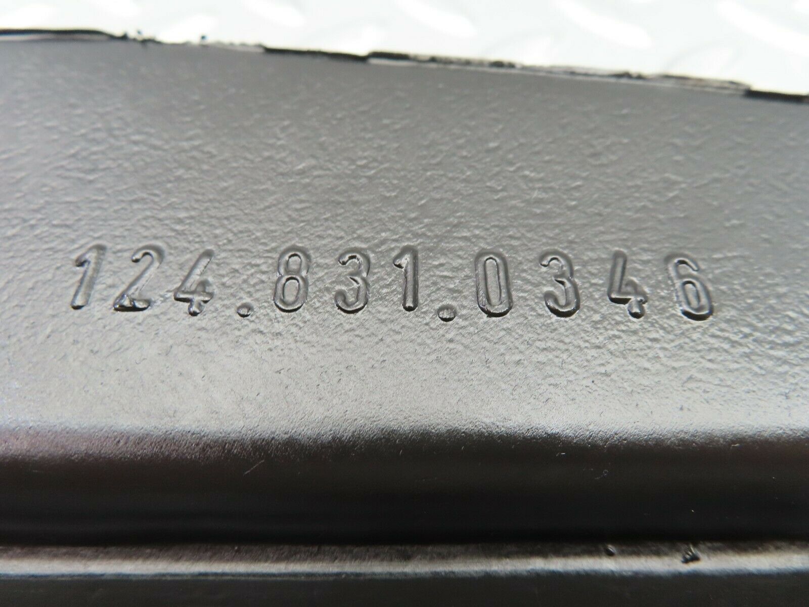 6497 Mercedes-Benz S124 E220 Wagon Ventilation Air Duct Left Side 1248310346