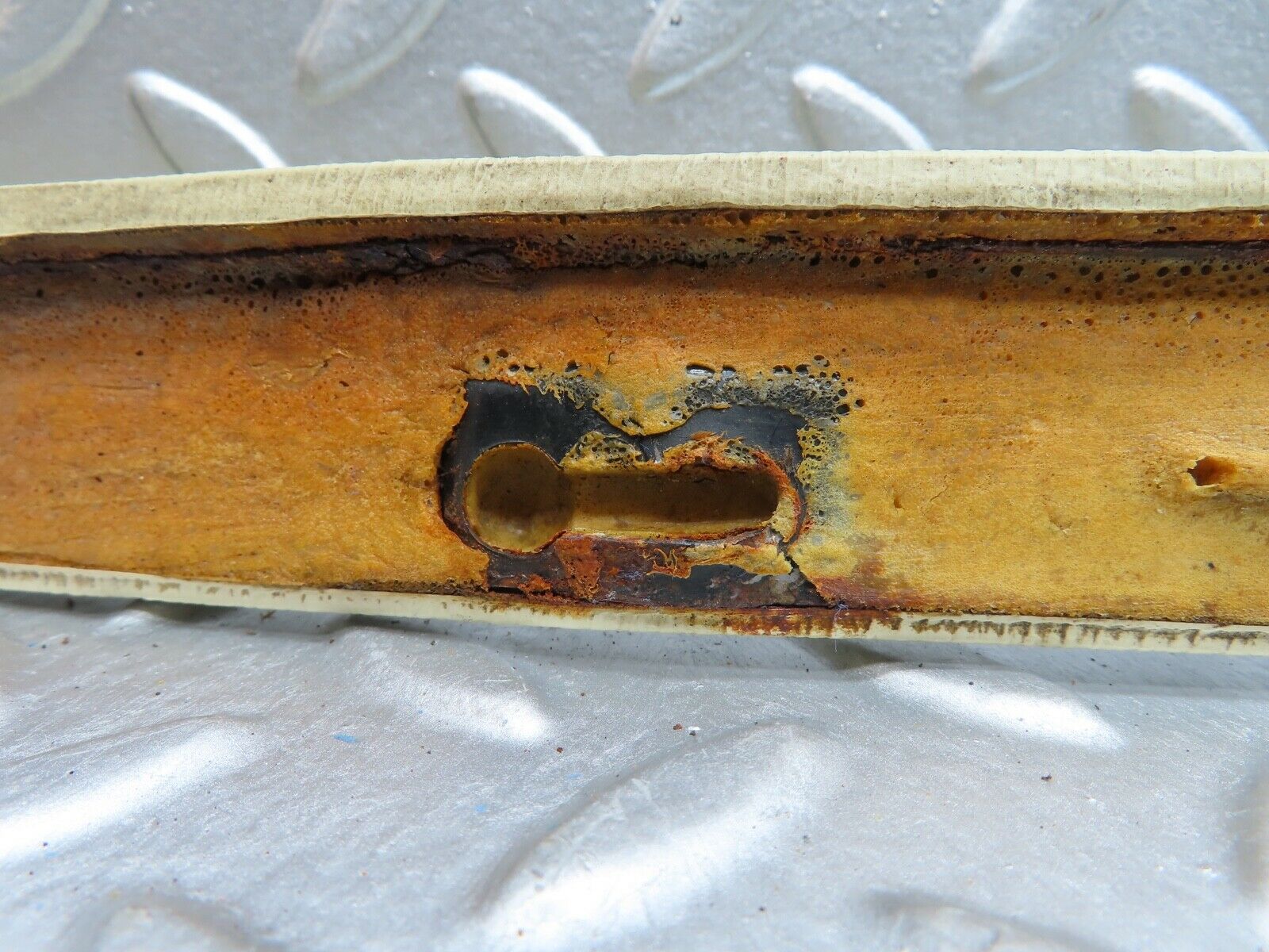 20233 Mercedes-Benz W114 280CE Coupe Headlining Roof Panel Right Side Cream