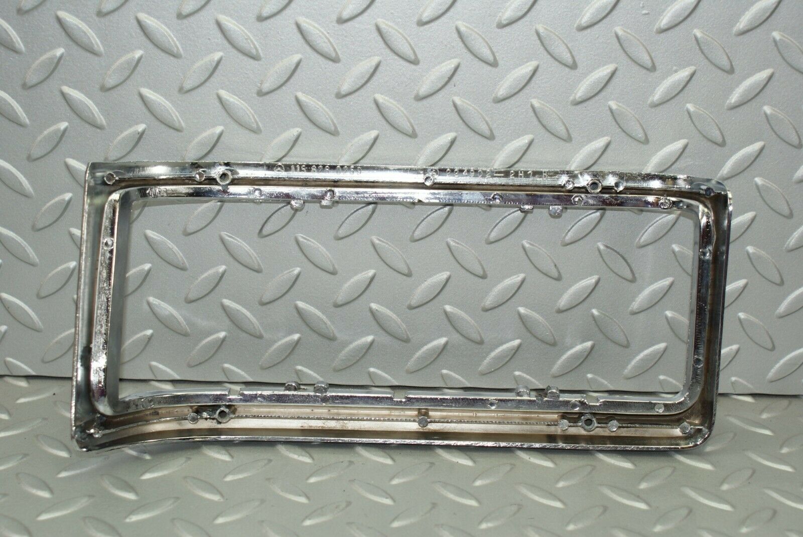 3091 Mercedes-Benz W115 220D Tail Light Chrome Frame Right Side 1158260259