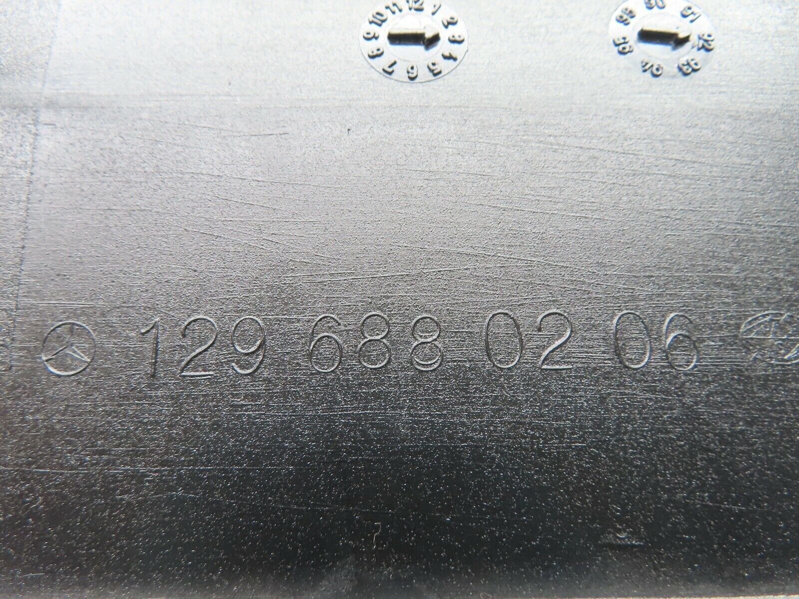 20003 Mercedes-Benz R129 300SL Coupe Kick Panel Right Side Cream 1296880206