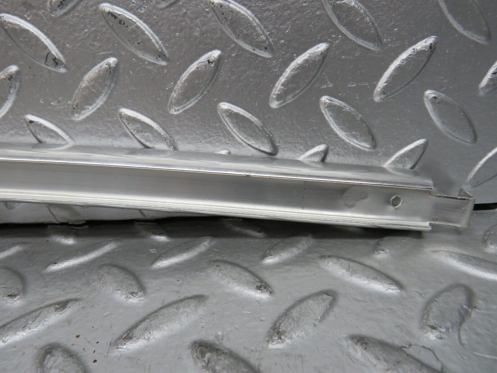 28610 Mercedes-Benz W123 230E Rear Left Door Chrome Window Channel