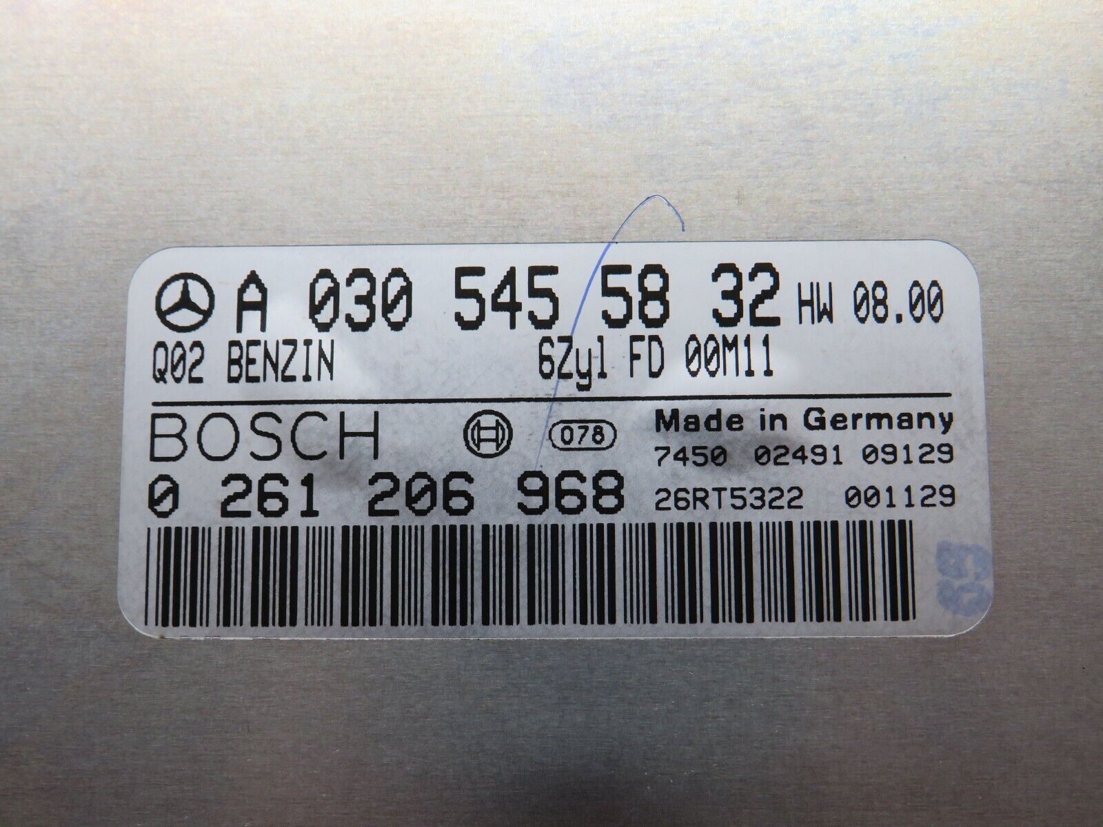 34761 Mercedes-Benz W210 320E Engine Control Unit Bosch 0305455832 0261206968