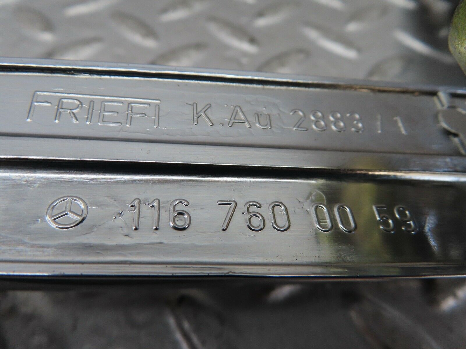 18795 Mercedes-Benz W116 Rear Exterior Chrome Door Handle 1167600059