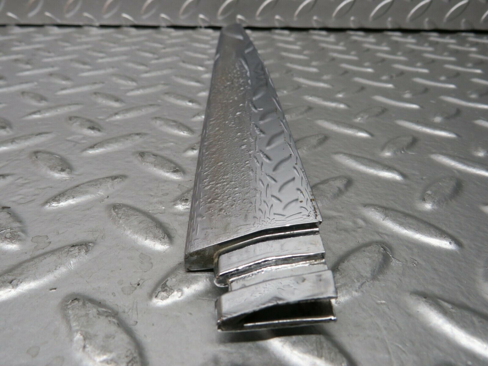 23787 Mercedes-Benz C107 450SLC Coupe Trunk Chrome Handle Moulding Left