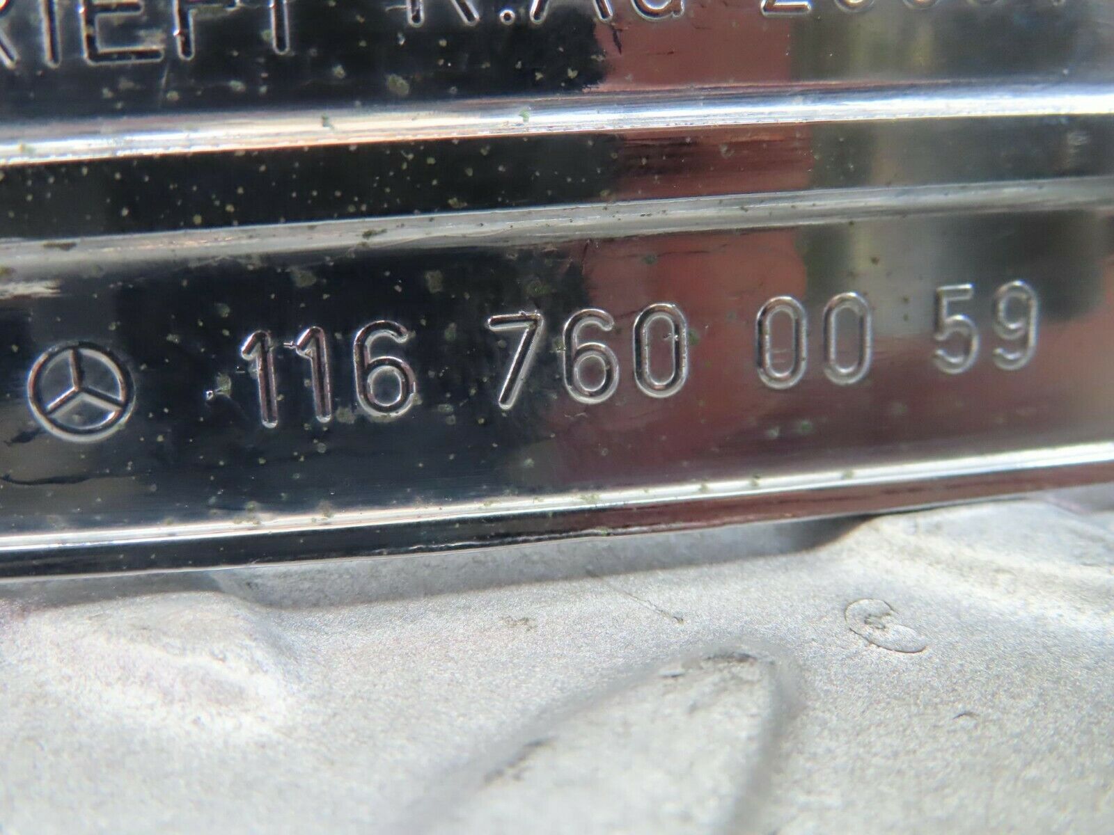 8748 Mercedes-Benz W116 Chrome Door Handle Rear Right 1167600059