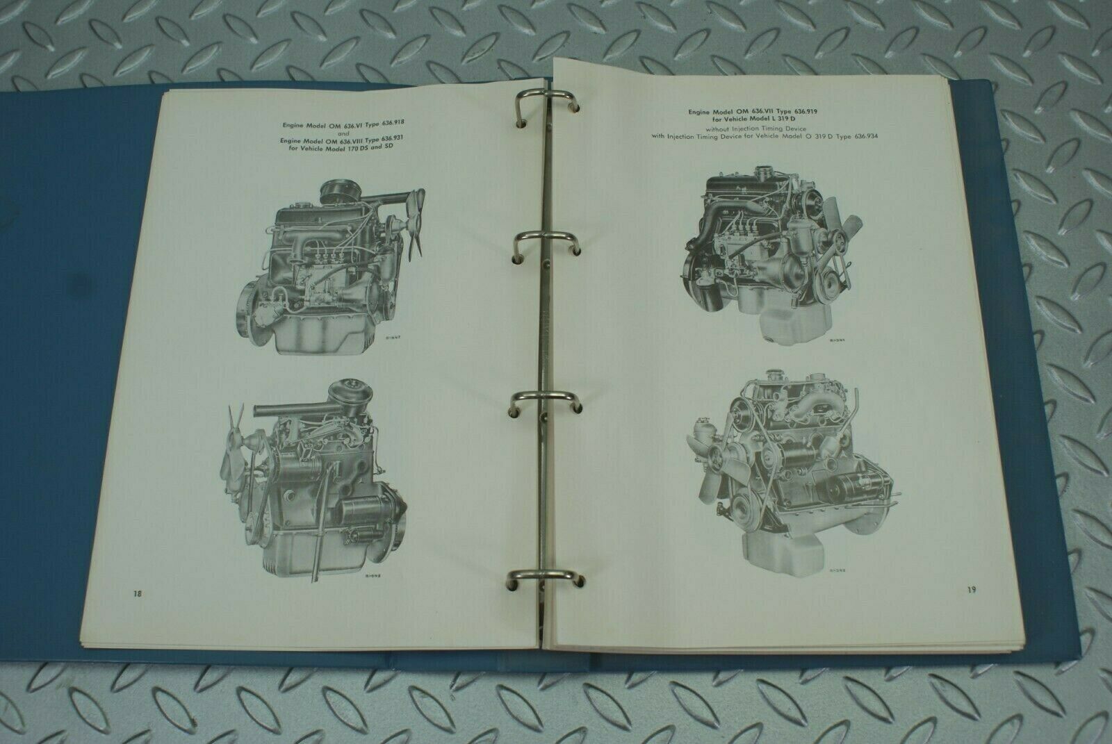 2480 Mercedes-Benz Owner's Service Manual OM636 & OM621 Engine
