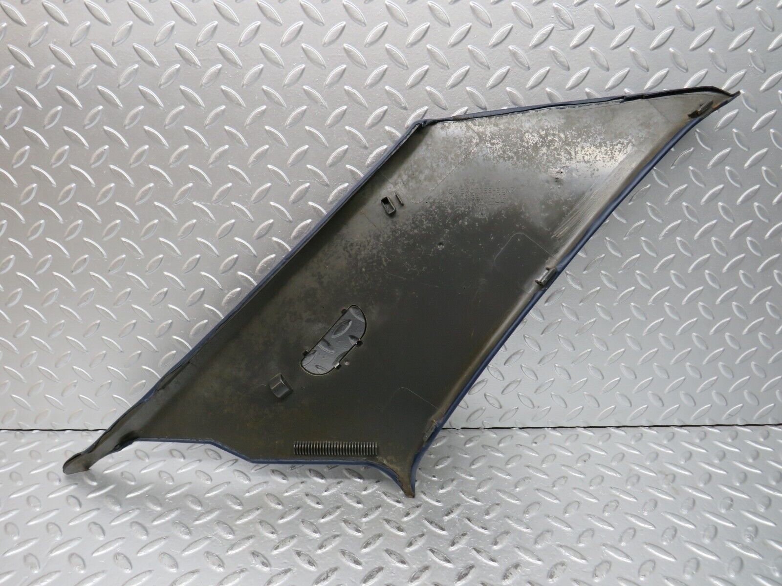 31940 Mercedes-Benz W123 230E C Pillar Cover Panel Right Side Blue 1236900425