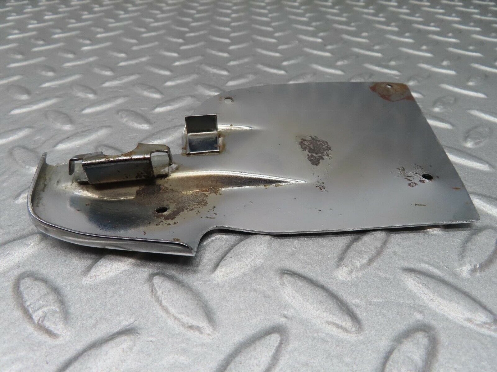 13974 Mercedes-Benz C107 280SLC B Pillar Chrome Cover Plate Right Side